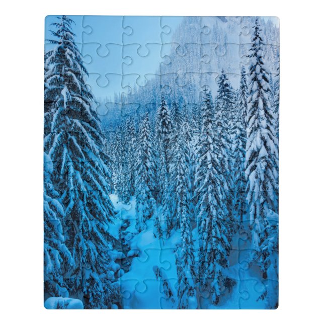 Snoqualmie Pass, Washington State. Jigsaw Puzzle (Puzzle Vertical)