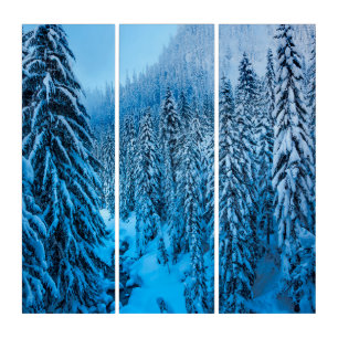 Snoqualmie Pass, Washington State. Triptych