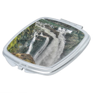 Snoqualmie River Falls Washington, US Nature Photo Vanity Mirror