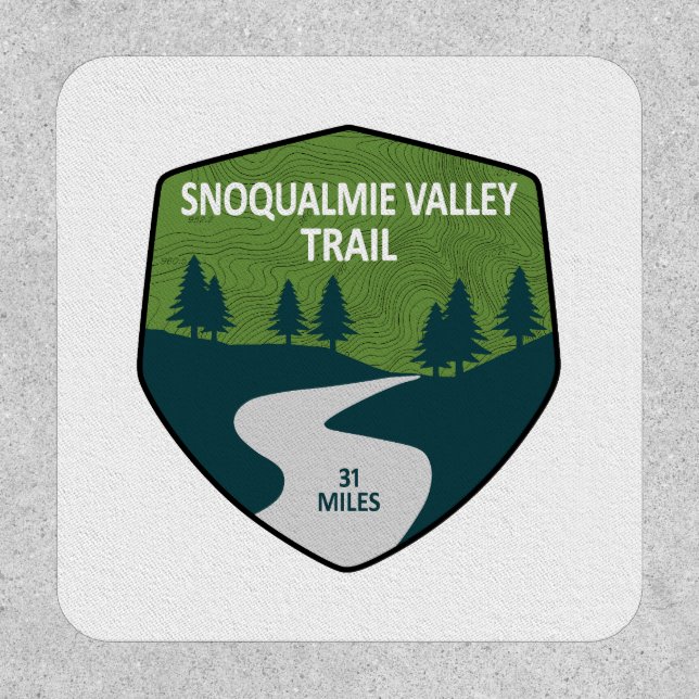 Snoqualmie Valley Trail Washington State Patch (Front)