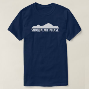 Snoqualmie Washington Please T-Shirt