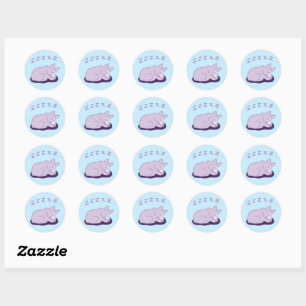 Snore-gi (Sleeping Corgi) Stickers