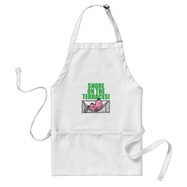 Snore On The Terraces! Adult Apron (Front)