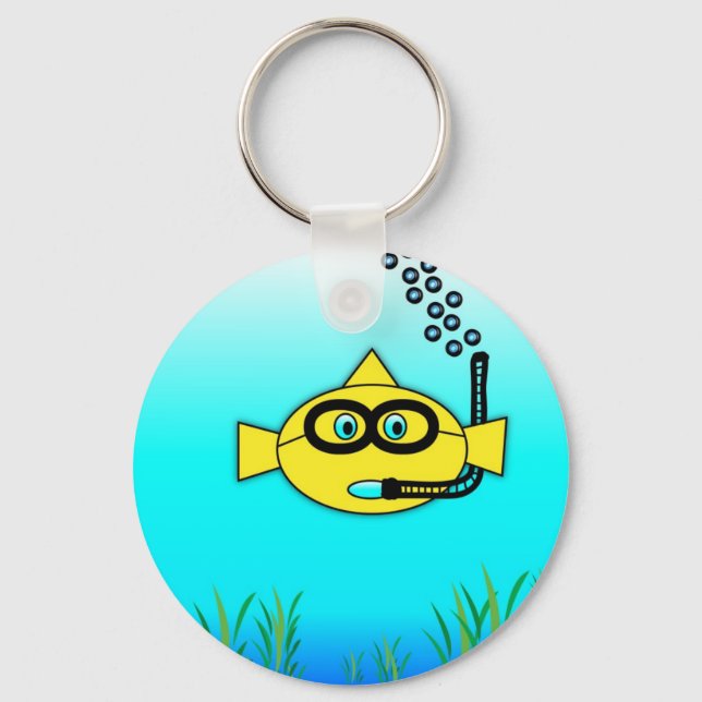 Snorkel Fish Keychain (Front)