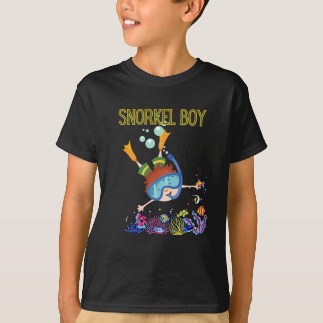 Snorkeling Boy T-Shirt (Front)