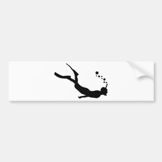 Snorkeling Bumper Sticker