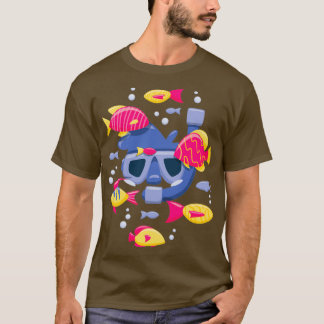 Snorkeling Colourful Fishes T-Shirt