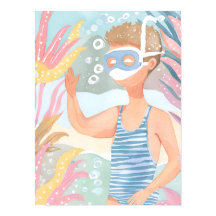 Snorkeling in a tropical reef