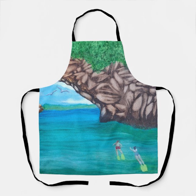 Snorkeling in Paradise  Apron (Front)