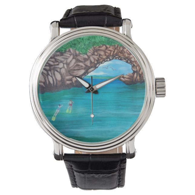 Snorkeling in Wonderland Watch (Front)