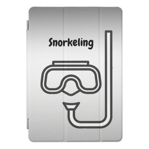 Snorkeling Silver iPad Pro Case