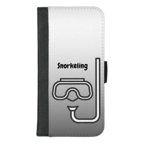 Snorkeling Silver iPhone 87 Plus Wallet Case