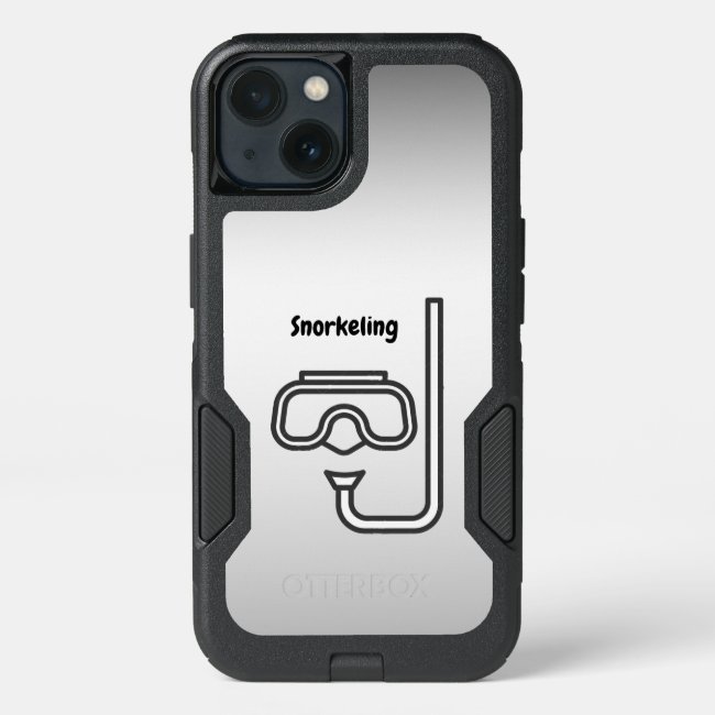 Snorkeling Silver OtterBox iPhone 13 Case