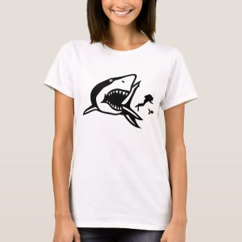 Snorkeling T-shirt by GrooveMaster at Zazzle
