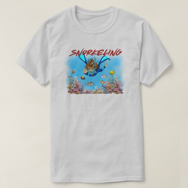 Snorkeling T-Shirt (Design Front)