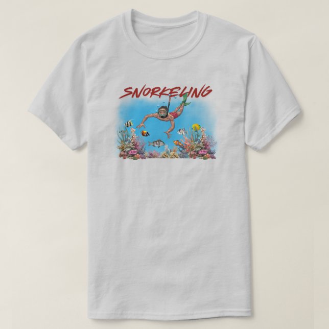 Snorkeling T-Shirt (Design Front)