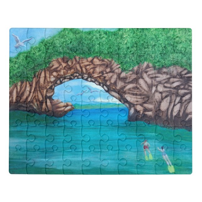 Snorkeling Wonderland  Jigsaw Puzzle (Puzzle Horizontal)
