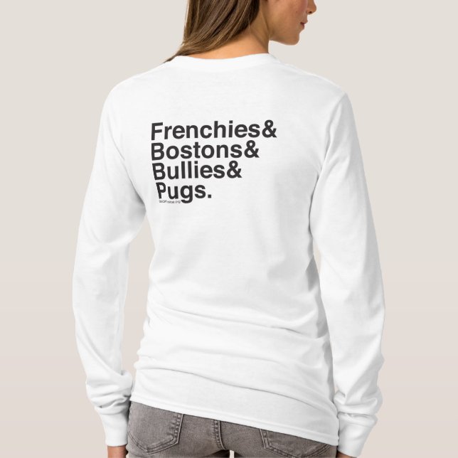 SNORT Helvetica long sleeve T-Shirt (Back)