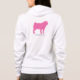 SNORT Pink Pug Hoodie