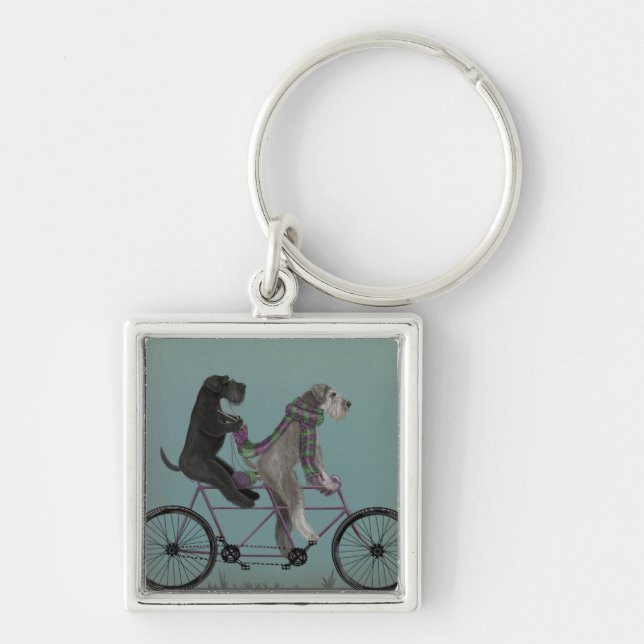 snorted tandem keychain (Front)