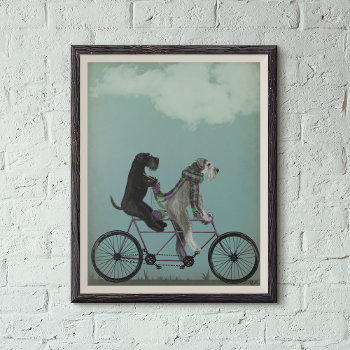 Snorted Tandem Poster by worldartgroup at Zazzle