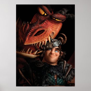 Snotlout & Hookfang Poster by howtotrainyourdragon at Zazzle