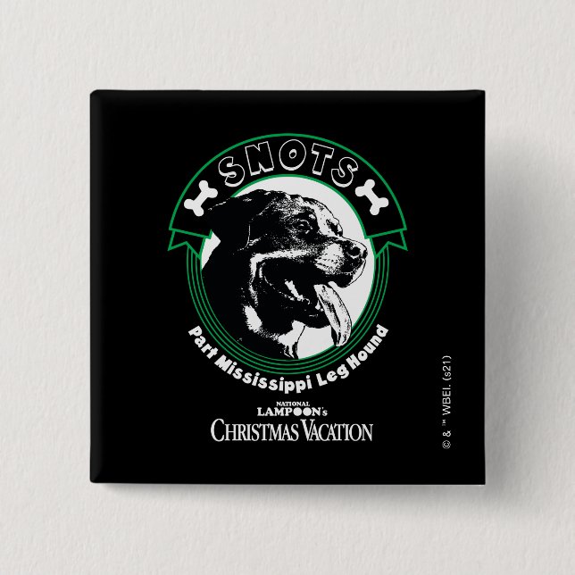 Snots Part Mississippi Leg Hound Button (Front)