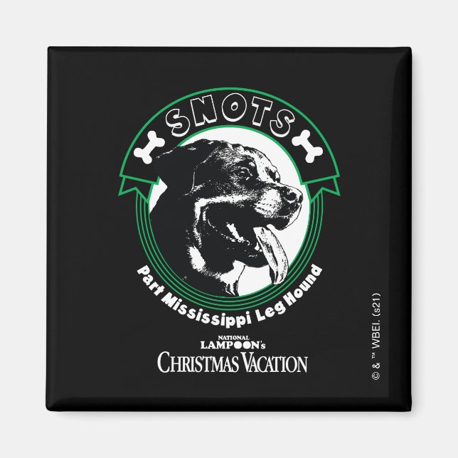 Snots Part Mississippi Leg Hound Magnet (Front)