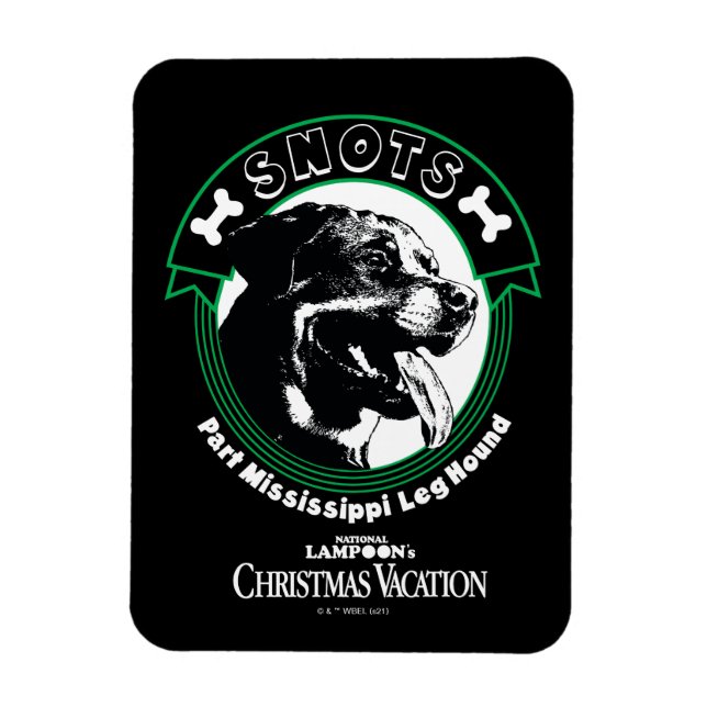 Snots Part Mississippi Leg Hound Magnet (Vertical)