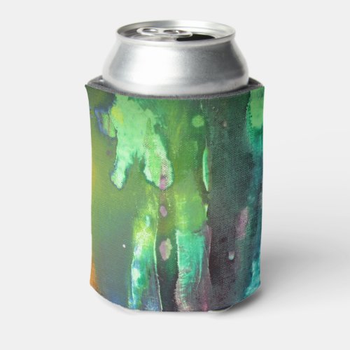 Snotty Grungy Green Slime Bogey Can Cooler