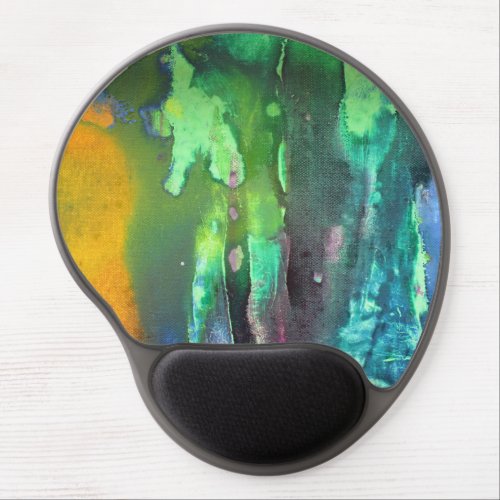 Snotty Grungy Green Slime Bogey Gel Mouse Pad