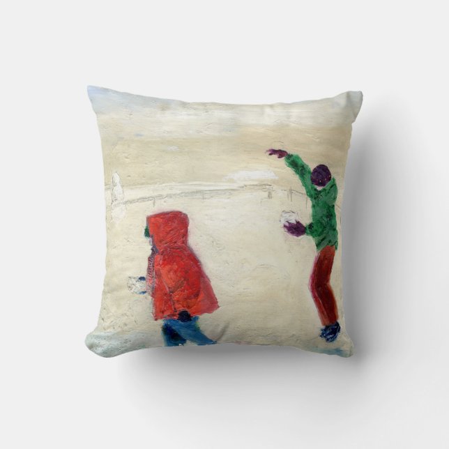Snow! 2014 throw pillow (Front)