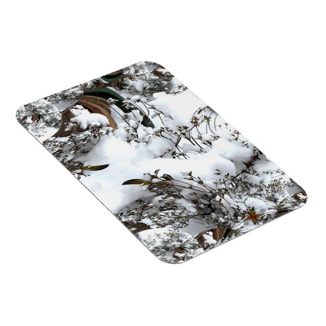 Snow Abstract Magnet (Right Side)