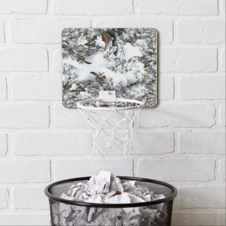Snow Abstract Mini Basketball Hoop