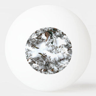 Snow Abstract Ping-Pong Ball