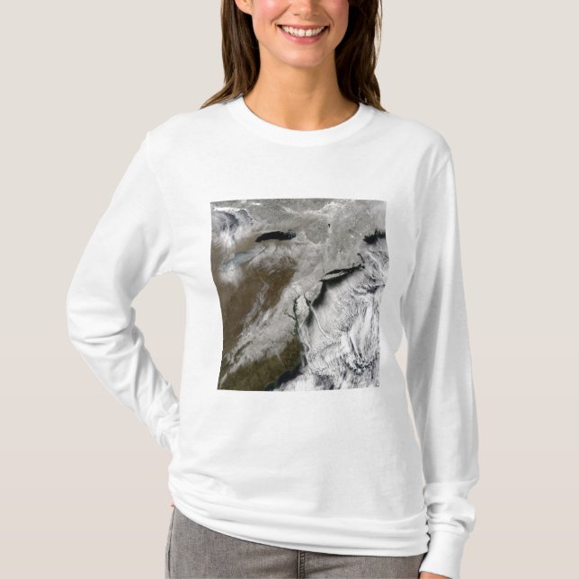 Snow across the northeastern United States T-Shirt (Front)