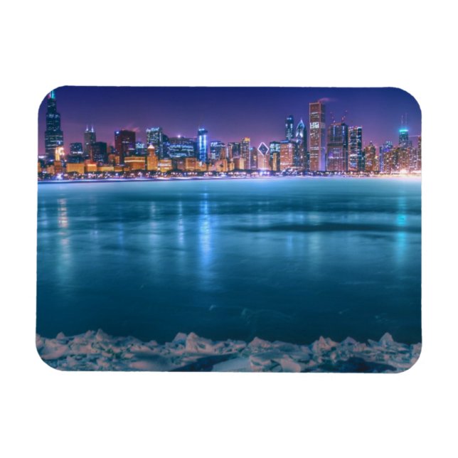 Snow and ice abound on Lake Michiga at Arctic Magnet (Horizontal)