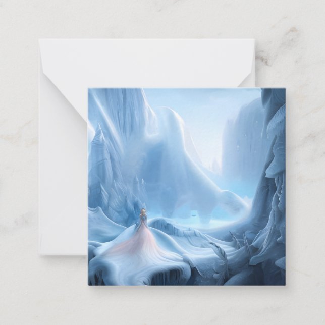 Snow and Ice  Note Card (Front)