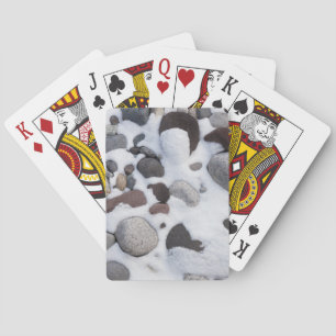 Snow And Rocks, Mt. Rainier National Park 2 Poker Cards