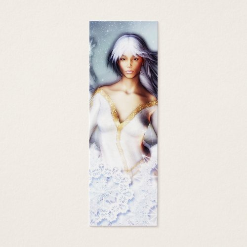 Snow Angel Bookmark Business Card Template