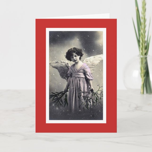 SNOW ANGEL CHRISTMAS CARD (Front)