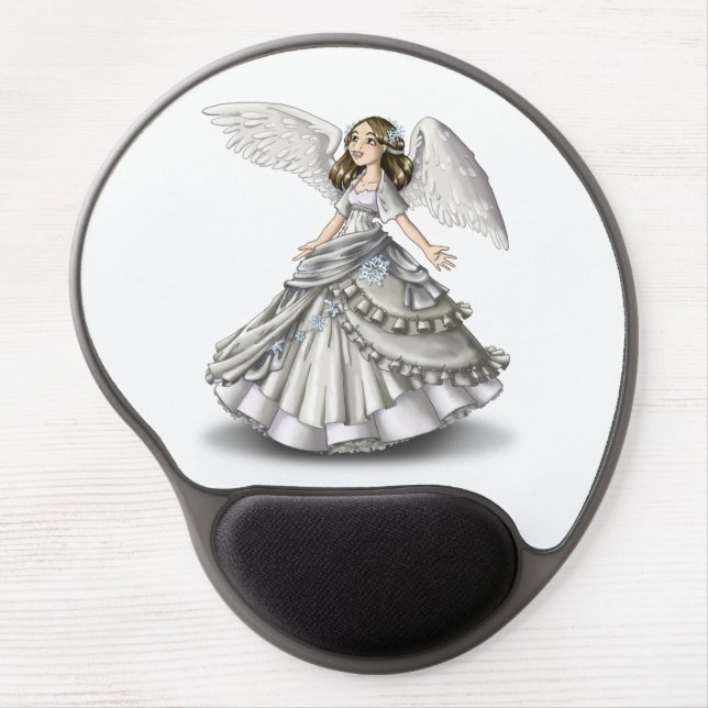 Snow Angel Gel Mouse Pad (Front)
