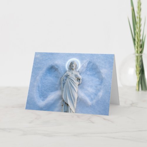 Snow Angel Jesus Holiday Card