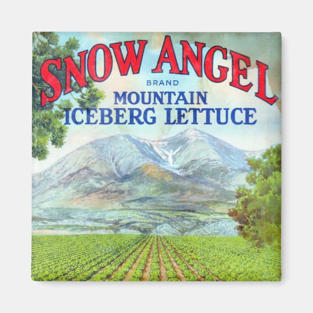 Snow Angel Magnet (Front)