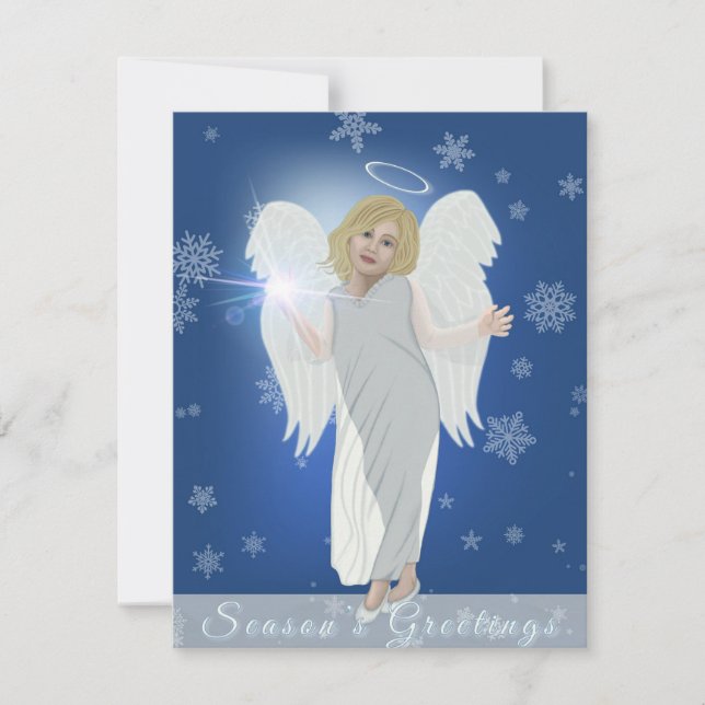 Snow Angel Note Card (Front)