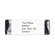Snow Angel, Snow Face - return address labels