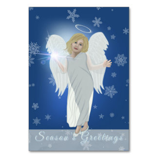 Snow Angel Table Number