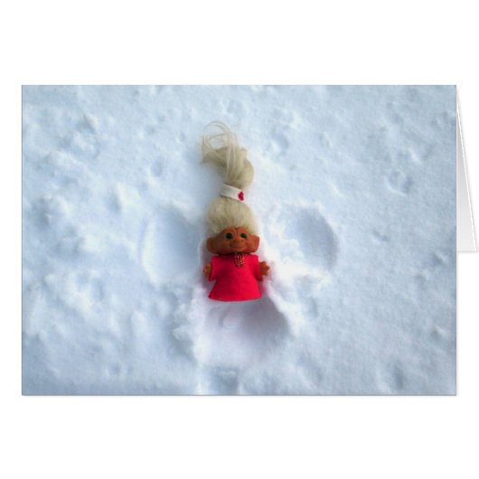 Snow Angel Troll (Front Horizontal)