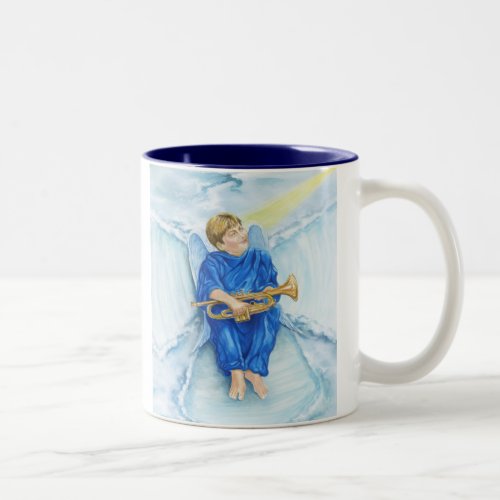 Snow Angel Two_Tone Coffee Mug