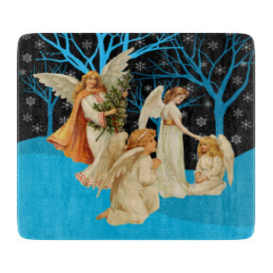 Snow Angels Cutting Board